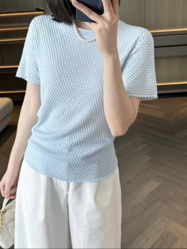 new New Product M2573 Erdos 68 Lyocell Tencel Geometric Texture Valley Wave R