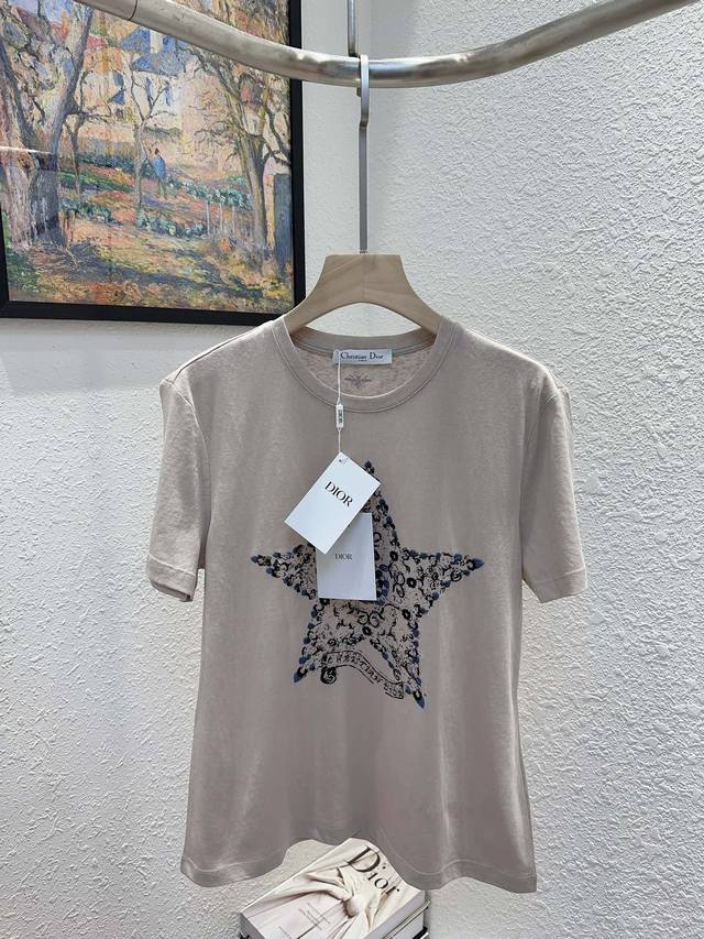 dio* Special Counter Model Early Spring New Style Heavy Embroidery Logo Five-