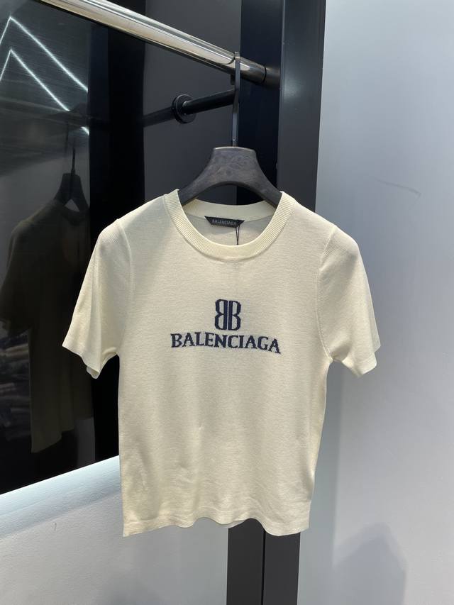 Balenciaga New Sweater With Letter Logo, Simple And Elegant, All-Match Style Sml