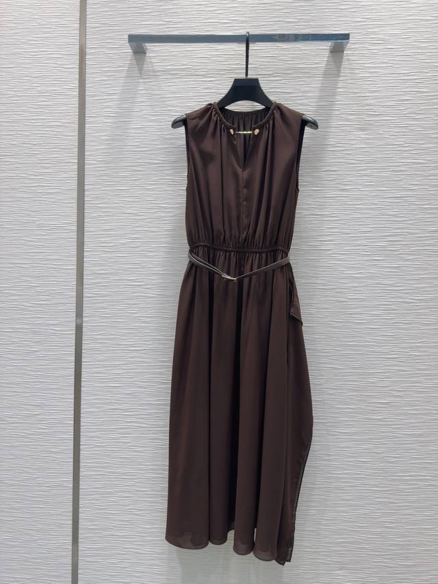 max Mar*2025Ss New Shirt Vest Dress Low-Key Luxury Three-Dimensional Tailorin