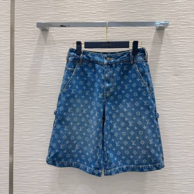 louis Vuitto*2025Ss New High Version ~ Super Fashionable New Denim Jeans Pers