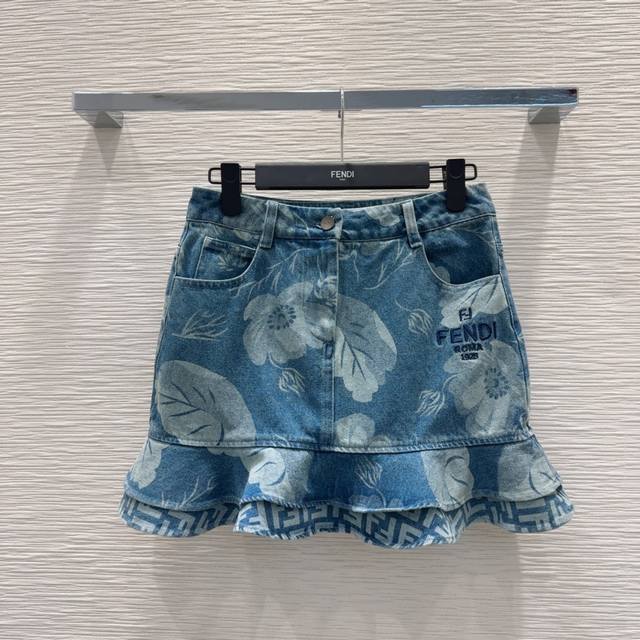 fend* 2025Ss New High Version Product ~ Super Fashionable New Denim Jeans, Fe