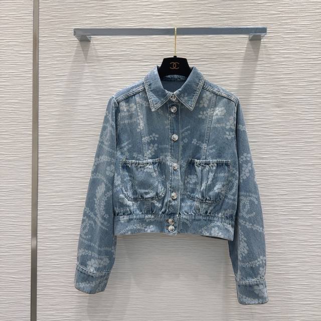 chane* 2025Ss Season New Products Nostalgic Series Old Effect Plain Denim Hig