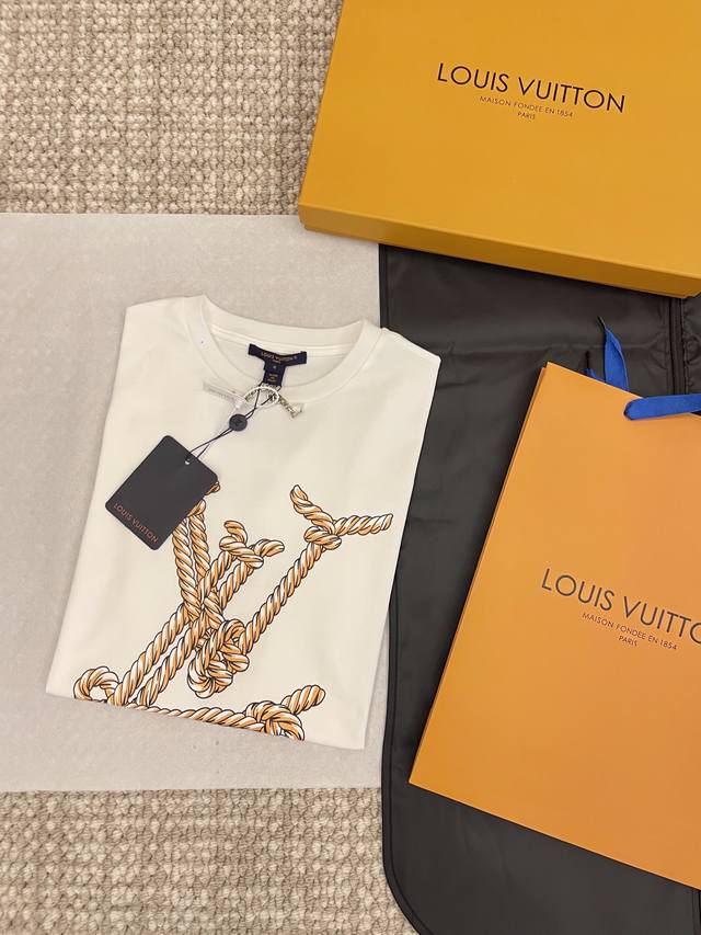 lo Is&Vuitt N 25Ss New Product Online Sailing Series Rope Print Chain Short-S