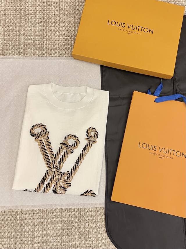 louis&Vuitt N 25Ss New Product Online Sailing Series Rope Jacquard Knitted Pu