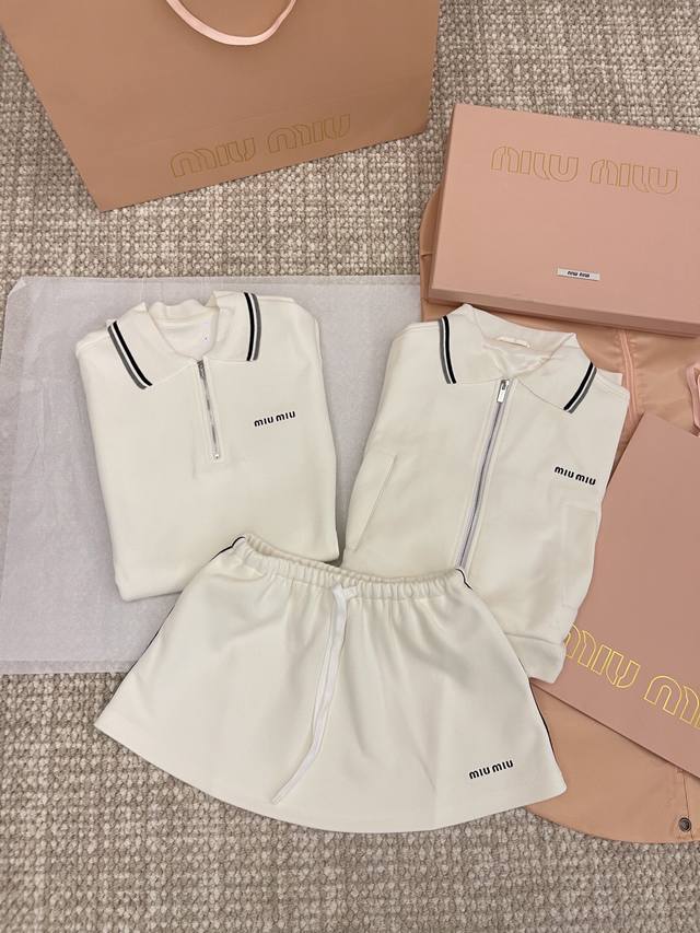 Jacket Mium U 25Ss New Product Online White Contrasting Space Cotton Short Jacke