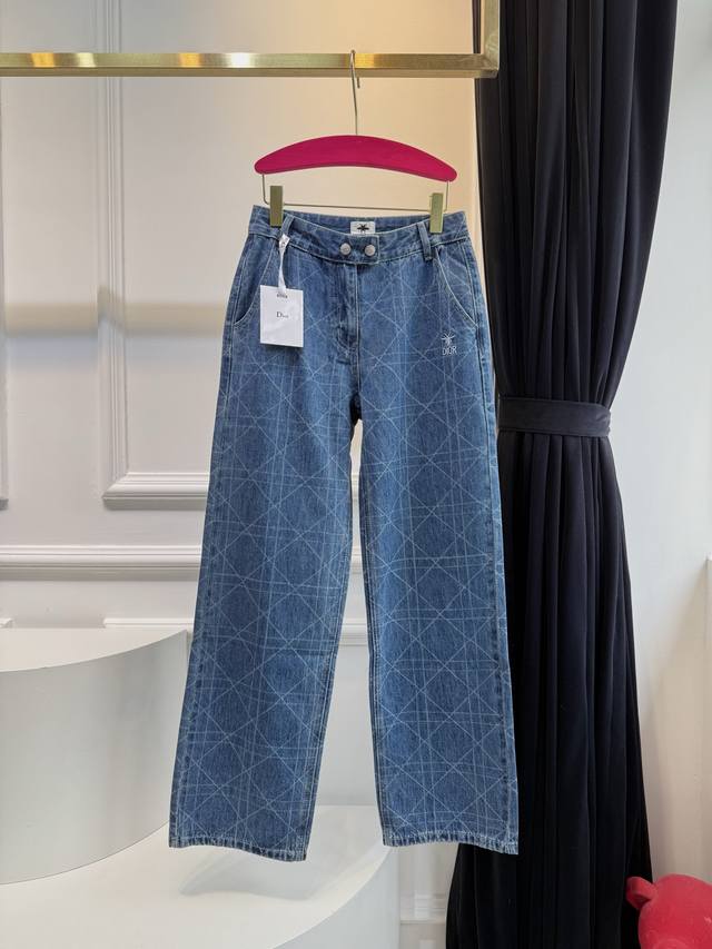 cd25Ss High-Quality New Spring And Summer Washed Blue Jeans. The Blue Washed