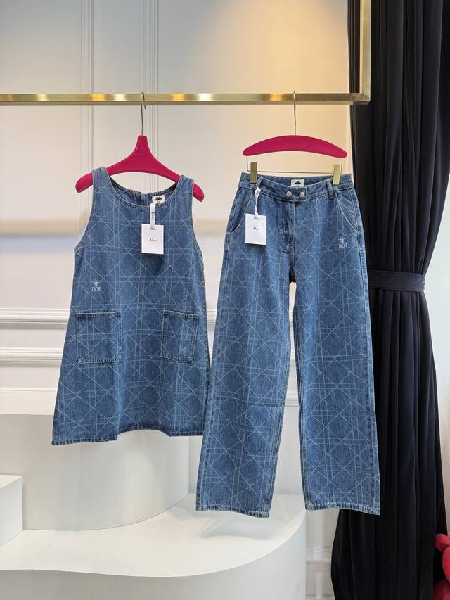 cd25Ss High Quality New Spring And Summer Washed Blue Denim Cotton A-Line Dre