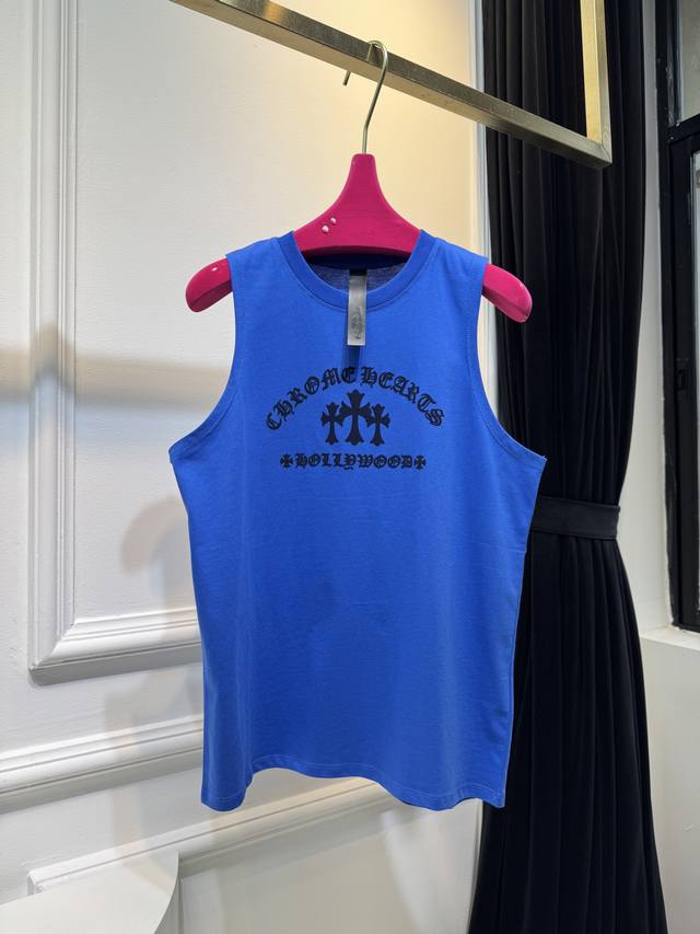 chrome Hearts Chrome Hearts Flocked Vest Chrome Hearts Sanskrit Logo And Cros
