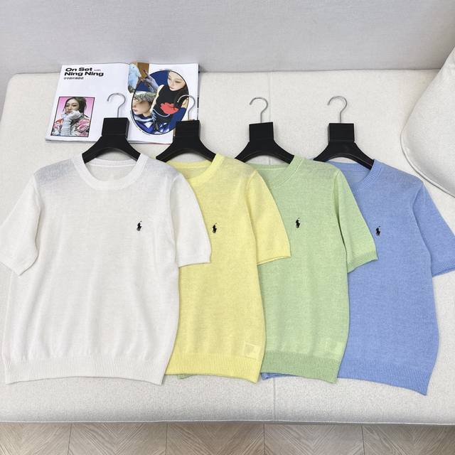 Exclusive Model Rl 25Ss The Latest Round Neck Sweater For Spring And Summer. A M