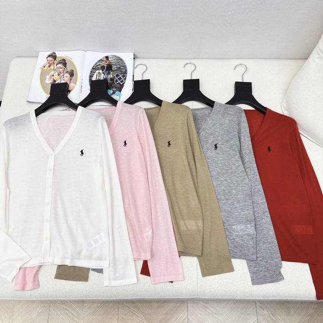rl 25Ss The Latest Spring And Summer Classic Contrast Color Embroidery Decora