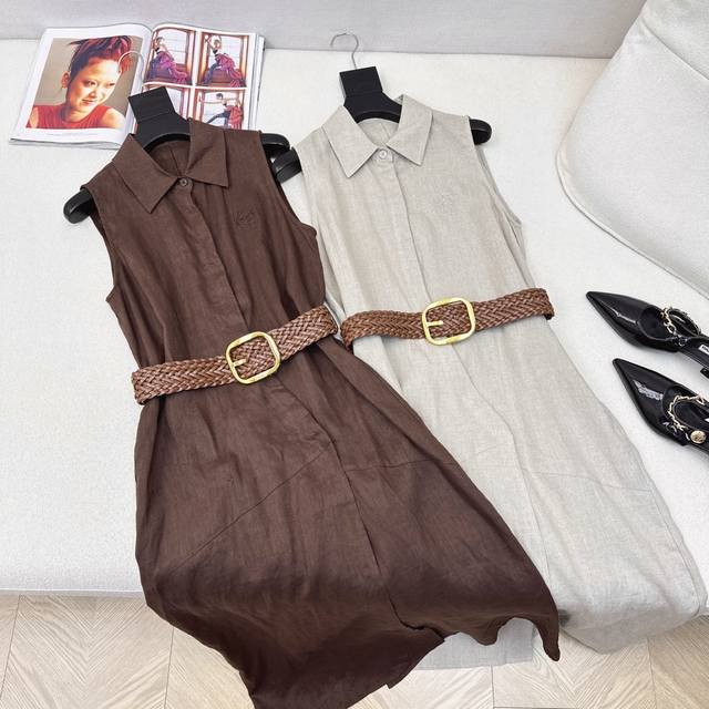 Exclusive Loe 25Ss Latest Spring And Summer Style Literary Girl Style Linen Slee