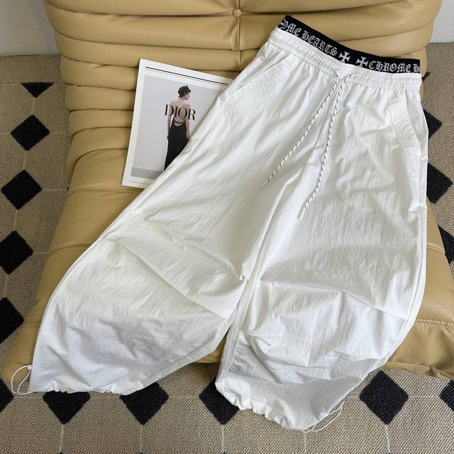 25 New Summer Style Stitching Double Waistband Cross Letter Workwear Casual P