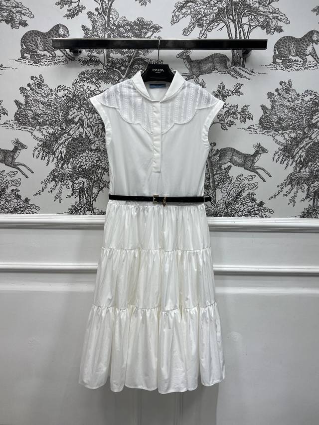 pd Home 25 Spring And Summer New Sleeveless Belt Dress Sleeveless Shirt Style