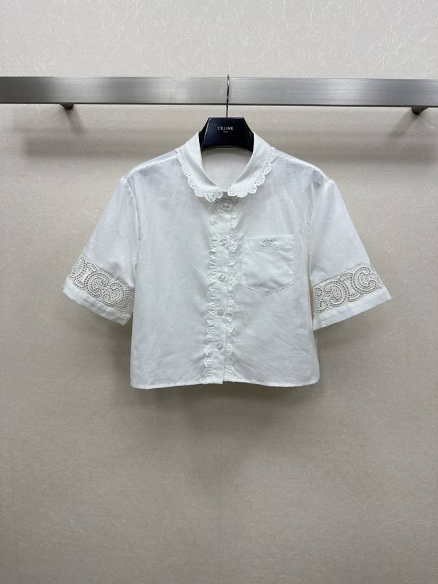 25Ss Celin * Summer Series New Shorts Hollow Shirt Advanced Customization Twi