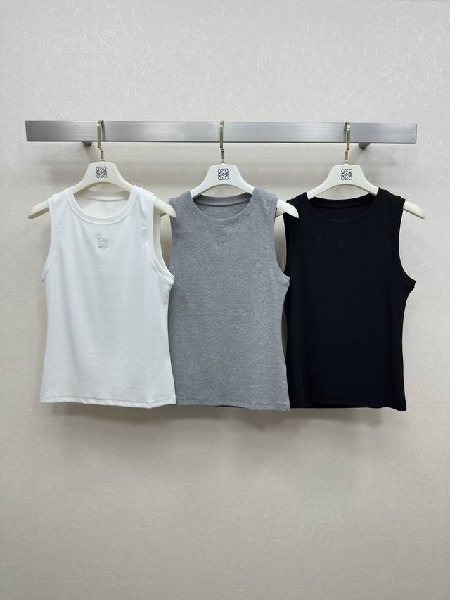 25Ss Loew's New Vest With Logo Embroidery On The Chest, Simple And Modern Sty