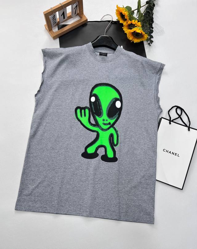 balenciaga Limited Edition Alien Vest T-Shirt Balenciaga Actually Released Su