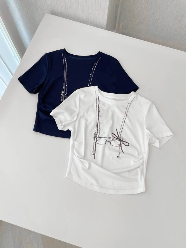 25 New Short-Sleeved T-Shirt Basic Style Short-Sleeved T-Shirt Is Suitable Fo