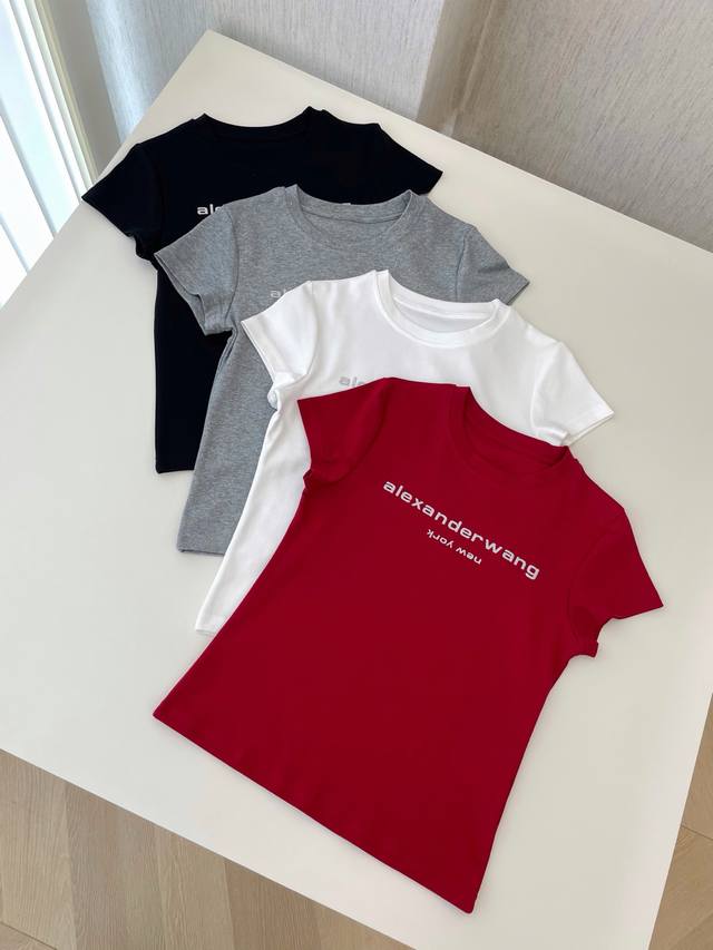 25 Alexander Wang Short-Sleeved T-Shirt Is Available In Black, Gray, White An