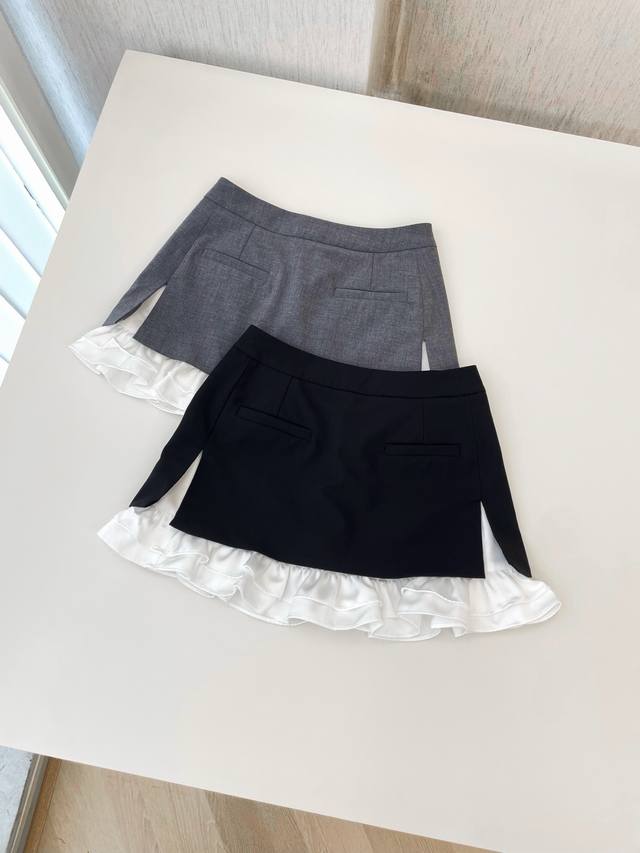 25 New Style Spliced Fake Two-Piece Skirt Combines Fashion And Design Sense.