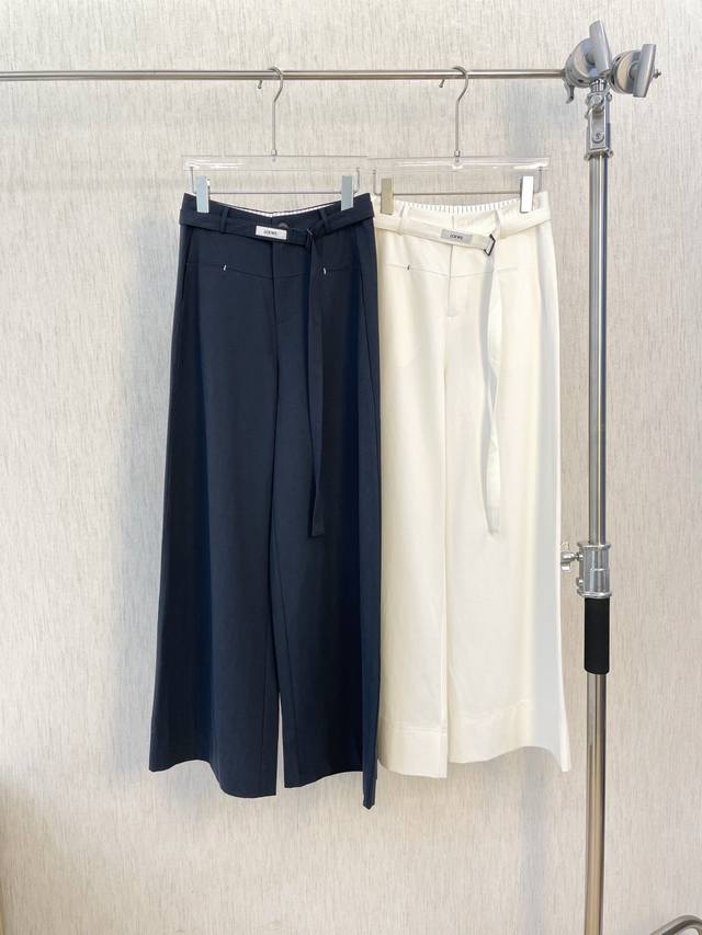 25Ss Letter Logo Ribbon Casual Trousers Can Be Said To Be A Must-Have Small T