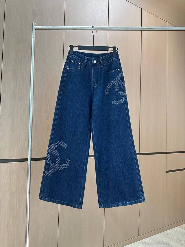 Hot Item In Stock Original Quality Chane* Custom Fabric Jeans Using High-End Cus