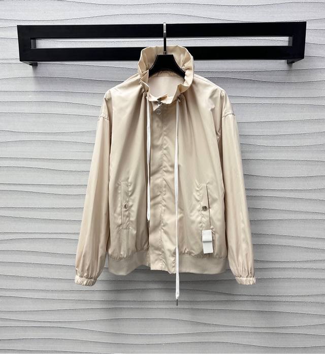 louis Vuttn*2025 New Arrivals Drawstring Jackets Customized Yb Imported Twill