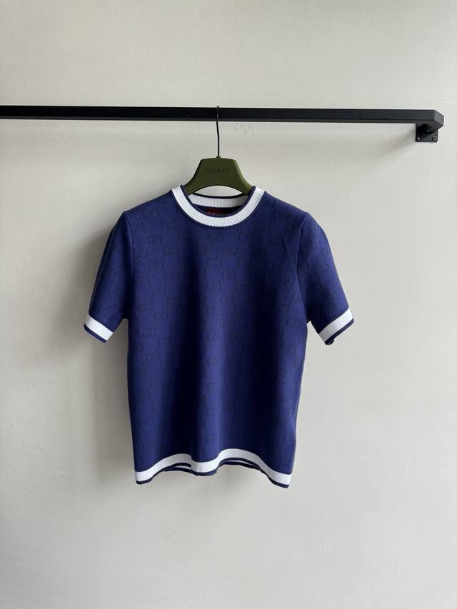 gucc* New Knitted Short Sleeves.