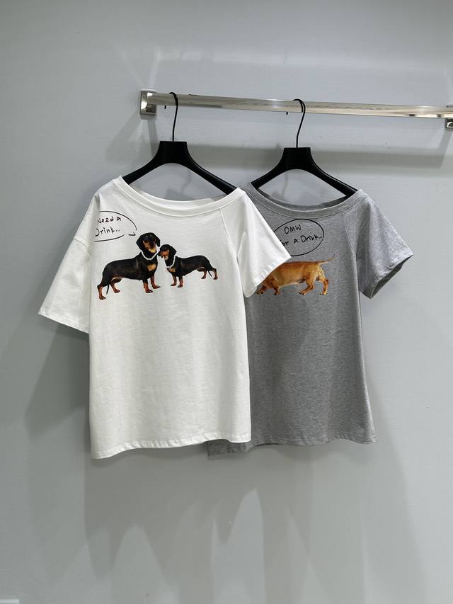 25Ss New Spring And Summer Models. The Puppy Pattern On It Is Cute And Smart.