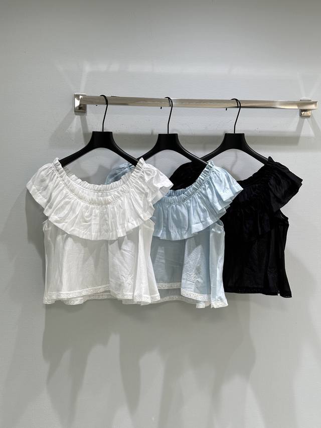 25Ss New Spring And Summer Styles New One-Shoulder Top A Must-Have Top For Su