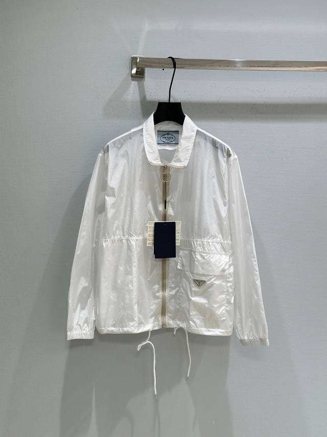25Ss Spring And Summer New Capsule Series Recycled Nylon Zipper Jacket Sun Pr