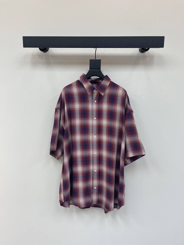 acne*25 New Style Yarn-Dyed Checkered Shirt The Color Is Versatile, The High-