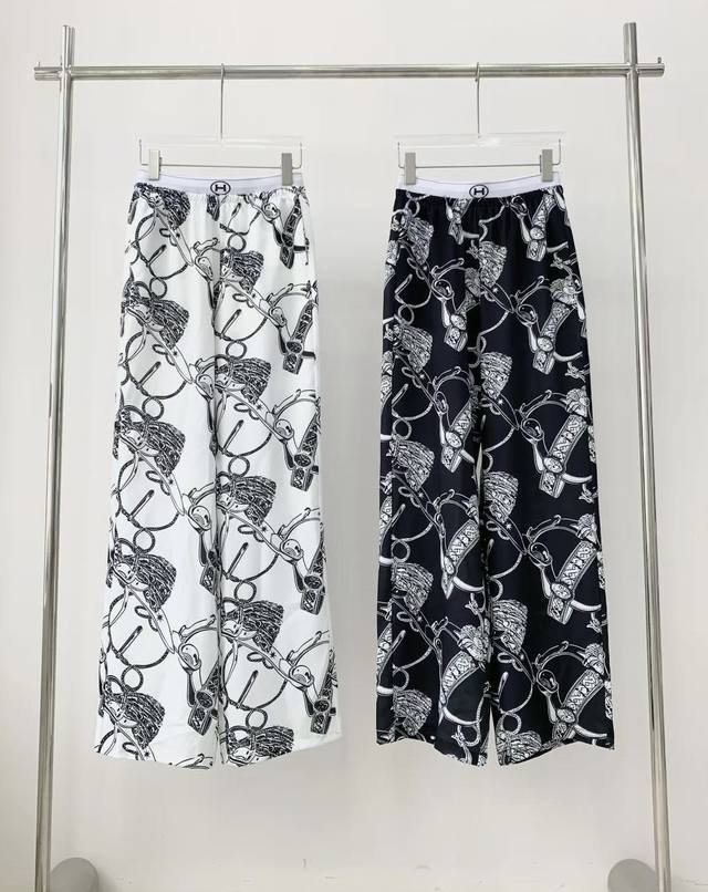 Popular Item In Stock Original Quality Her* 25 New Ribbon Printed Casual Pants V
