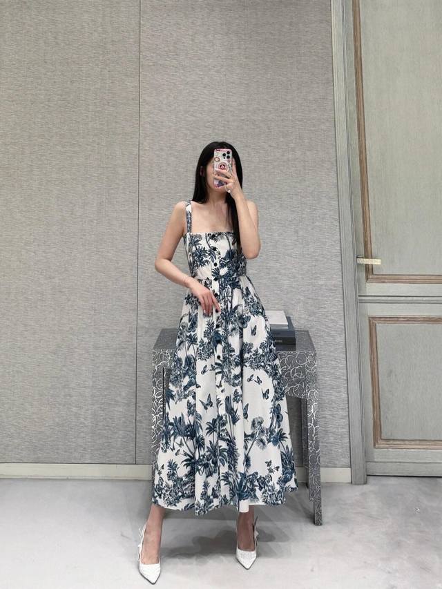 dio* 25Ss Spring And Summer New Printed Suspender Dress | Exclusive High-Edit