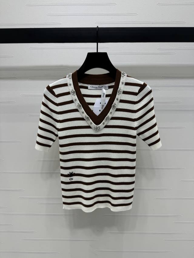 New Original High-End Quality Dio* 2025 Spring And Summer Latest Series Striped