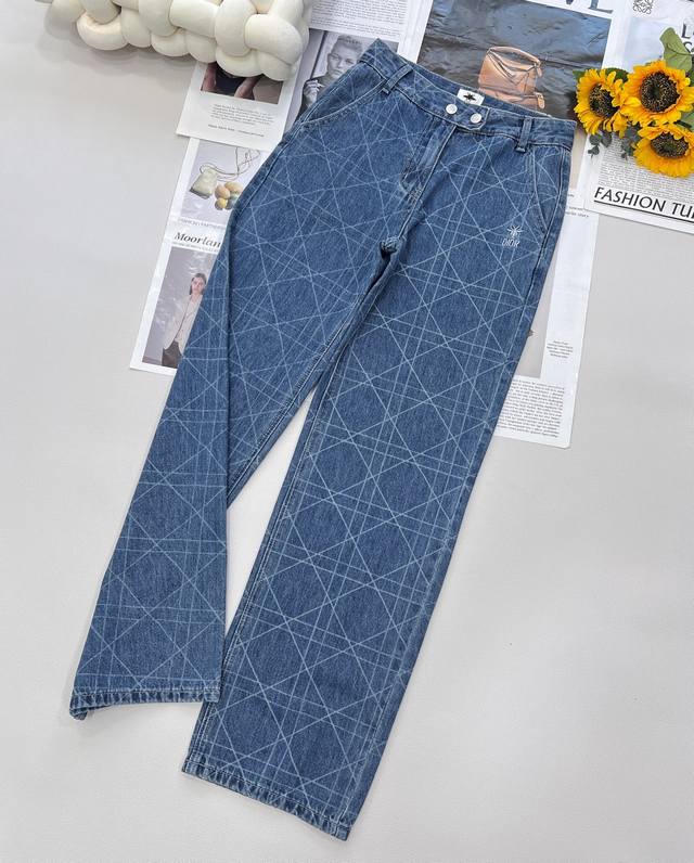 2025 Early Spring And Summer New Products Dior Diamond Laser Embroidery Lette