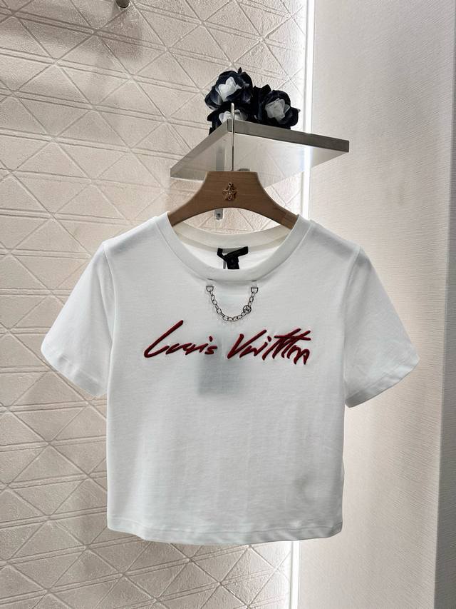 louis Vuitto*2025 New Arrivals Short Embroidered Letter Chain Customized Yb O