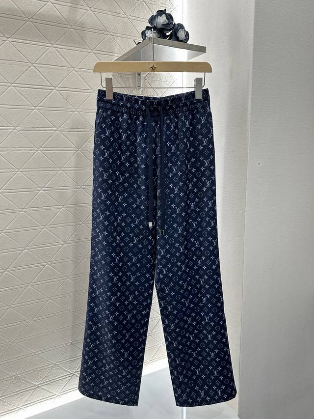 louis Vuitto*2025 New Arrivals Printed Pocket Trousers Customized Yb Imported