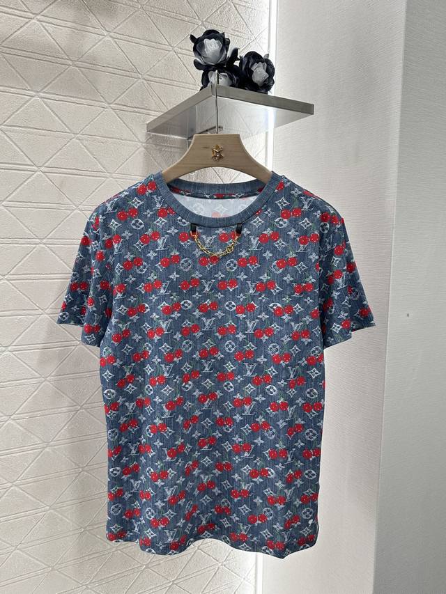 louis Vuitto*2025 New Arrivals Reactive Printed Cherry Customized Yb Merceriz