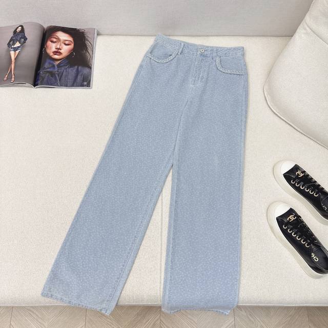 c Home 25Ss The Latest Spring And Summer Custom Fabric Straight Jeans Are Sim