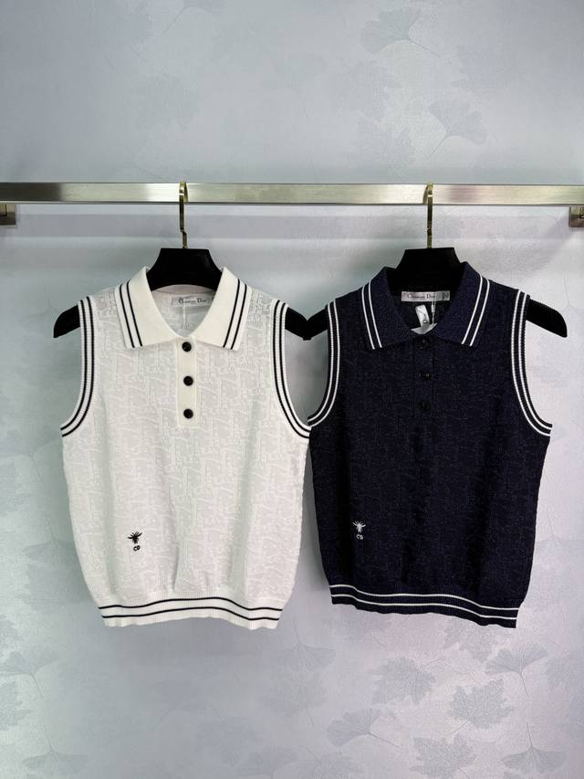 dio*Knitted Lapel Vest Classic Design Soft And Comfortable Fabric Suitable Fo