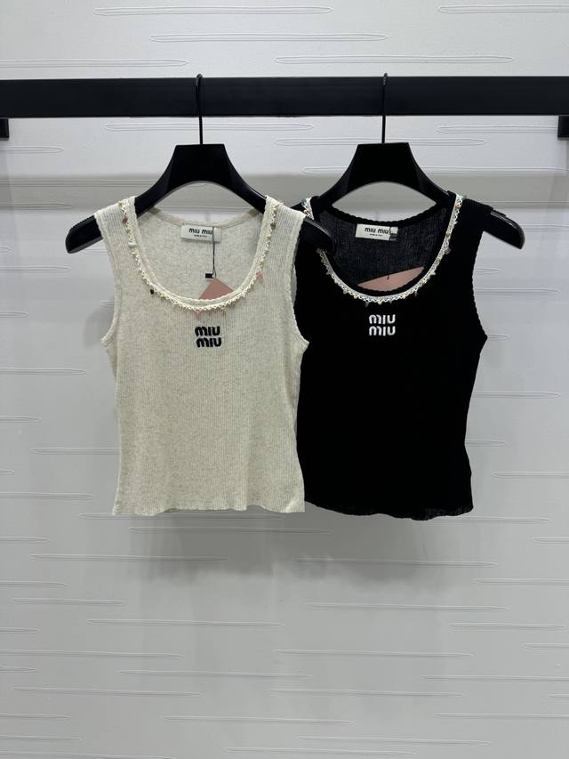 New Original High-End Quality Miumi*2025 Spring And Summer Latest Series Lace Co