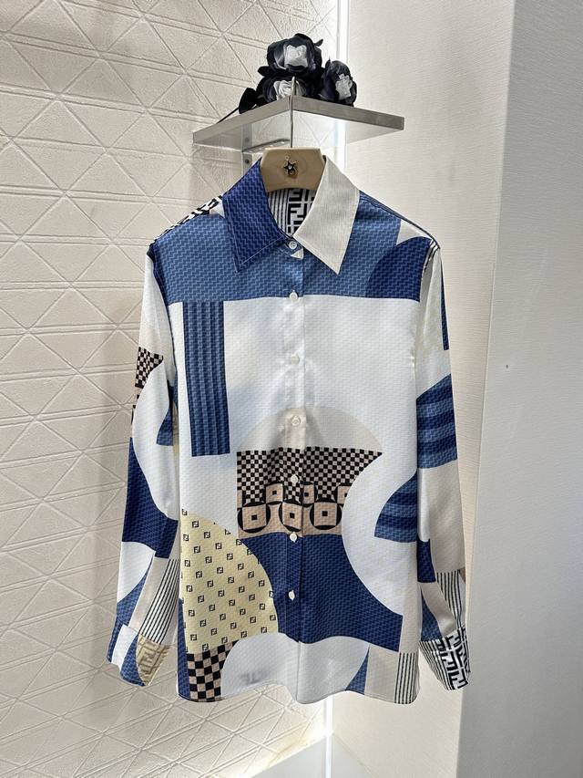 fend*2025 New Arrivals Jacquard Shirt And Trousers Set Customized Yb Imported