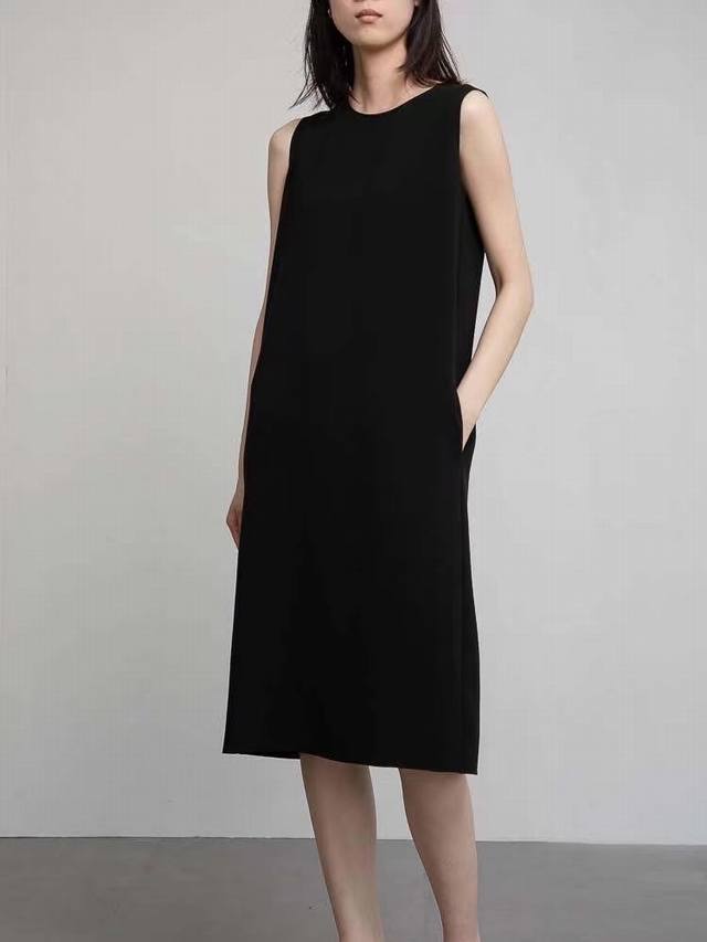 New American Minimalist Style Ther** New Acetate Hepburn Style Vest Dress Size S