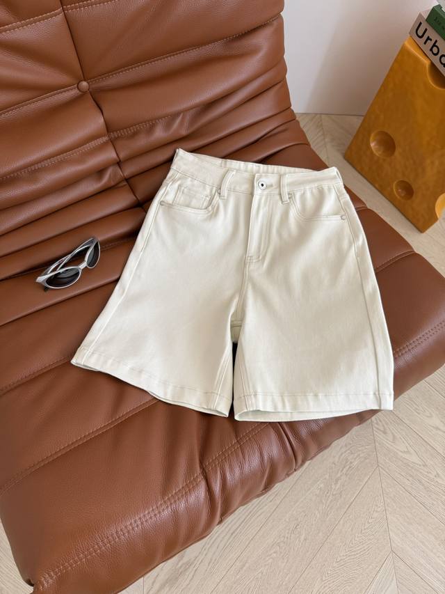 Summer Wearable Item 25Ss Back Pocket Warhorse Logo Embroidered Denim Shorts Can