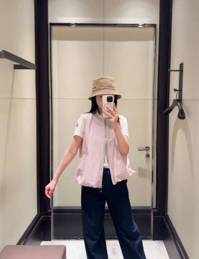 Original Mo......2025 New Summer Fashion Vest Jacket Made Of Cotton And Nylon Bl