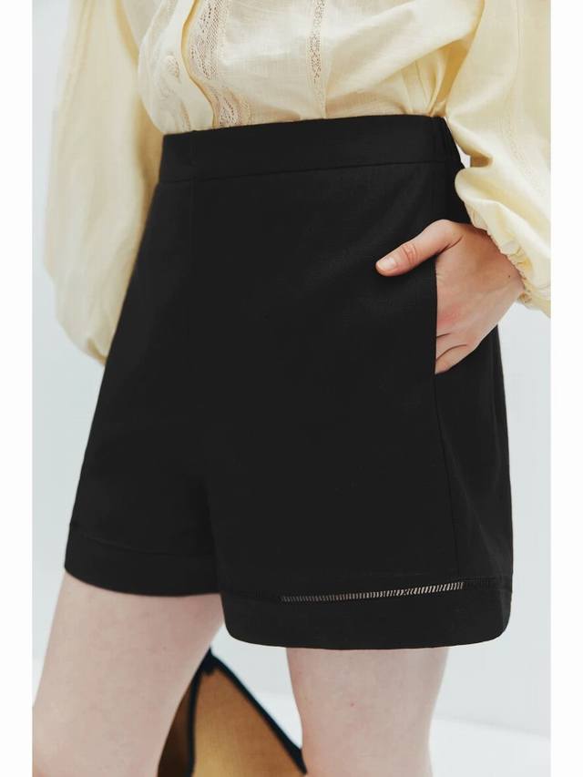 Original Cho.....2025 Summer New Fashion Linen Cotton Shorts Customized Yb Impor