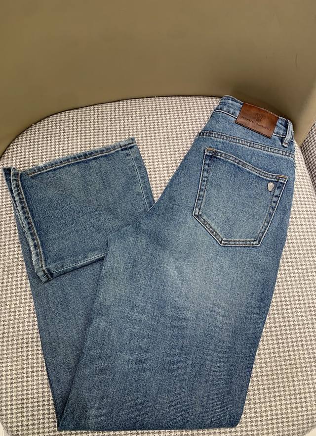 Original Bc 2025 Spring And Summer New Fashion Straight Jeans With Letter Logo P