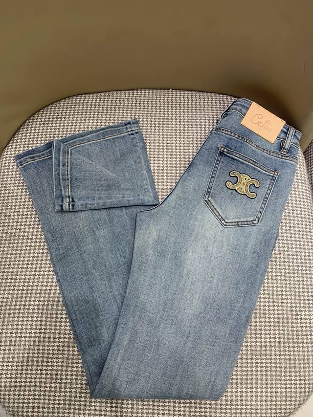 Original Ce......2025 Summer New Style Fashion Casual Flared Jeans With Perfect