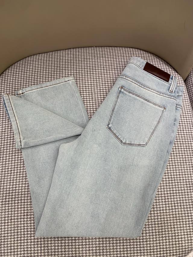Original Lp .2025 New Summer Fashion Nine-Point Jeans With Good Elasticity. The